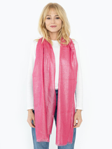 Eșarfă elegantă shiny 70*200- Fucsia stralucitor