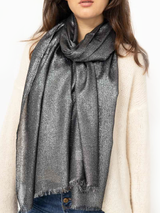 Eșarfă elegantă shiny 70*200- Gri Antracit stralucitor