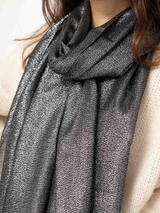 Eșarfă elegantă shiny 70*200- Gri Antracit stralucitor