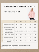 Geacă damă de iarnă- Roz