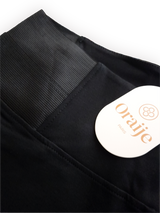 Pantaloni damă Mărimi Mari tip colant cu efect abdomen plat- Negru