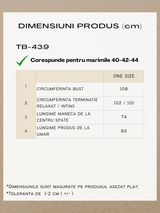 Tricou damă Mărimi Mari cu decolteu V- Bordo