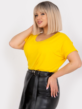 Tricou femei Mărimi Mari- Galben