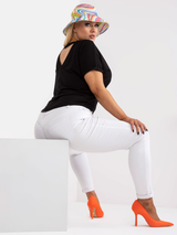 Tricou femei Mărimi Mari- Negru