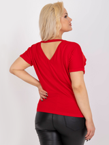Tricou femei Mărimi Mari- Roșu