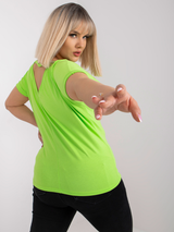 Tricou femei Mărimi Mari- Verde Fluo