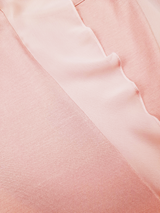 Bluză damă bej caramel cu detalii din voal