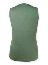 Bluză damă kaki cu tighele verticale ornament