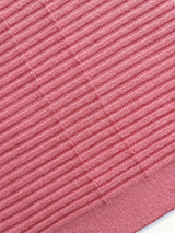 Bluză damă tricotată fin in dungi roz salmone