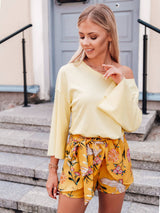 Bluză femei casual- Galben