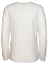 Bluză femei crem cu imprimeu fundiță și inimioară