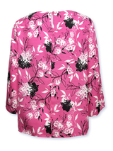 Bluză femei roz cu imprimeu floral