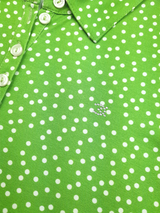 Bluză femei verde kiwi cu buline