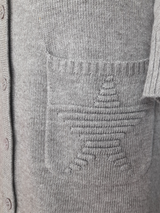 Cardigan damă lung cu buzunare