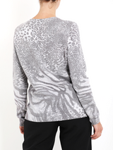 Cardigan femei cu animal print