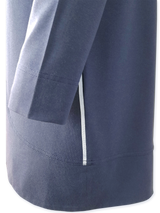 Cardigan femei lung albastru petrol