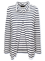 Cardigan femei tricotat cu dungi