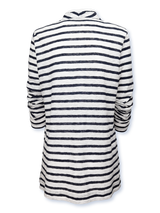 Cardigan femei tricotat cu dungi