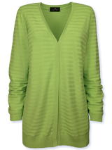 Cardigan femei tricotat verde kiwi