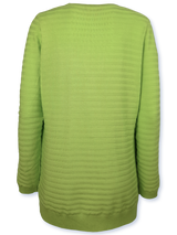 Cardigan femei tricotat verde kiwi