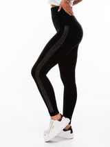 Colanți damă cu dungă Fantezie pe lateral