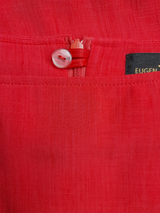 Fustă damă roșie cu dantelă