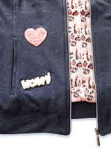 Geacă Bomber femei cu detalii brodate