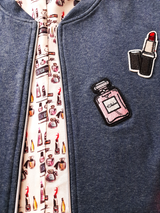 Geacă Bomber femei cu detalii brodate