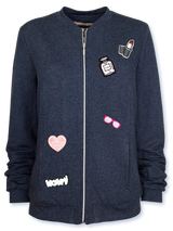 Geacă Bomber femei cu detalii brodate