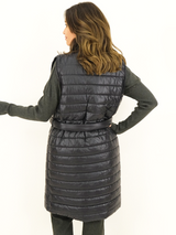 Geacă damă fără mâneci matlasată