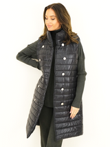 Geacă damă fără mâneci matlasată