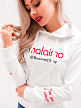 Hanorac damă brodat cu buzunar marsupiu