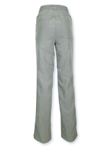 Pantaloni damă de vară lungi gri oliv