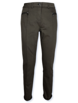 Pantaloni femei skinny kaki