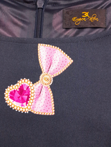 Rochie femei bleumarin cu fundițe