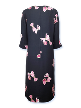 Rochie femei bleumarin cu fundițe