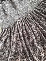 Rochie femei cu animal print și aspect catifelat