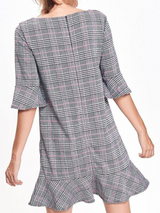 Rochie femei în carouri