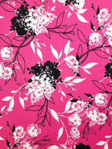 Rochie femei roz cu imprimeu floral