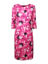 Rochie femei roz cu imprimeu floral