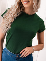 Tricou damă bumbac - Verde