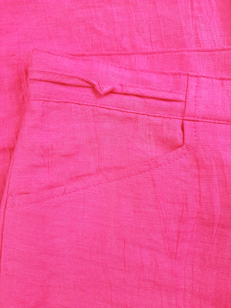 Pantaloni lungi roz fucsia pentru femei