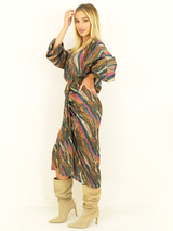 Rochie damă casual elegantă multicoloră