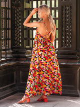 Rochie femei de vară cu imprimeu floral multicolor